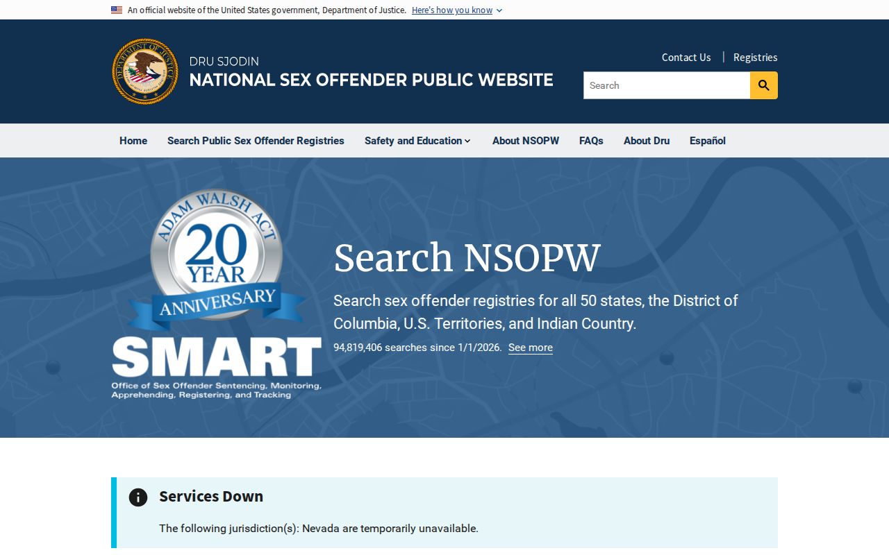 Crawford County sex offender lookup through the national NSOPW search
