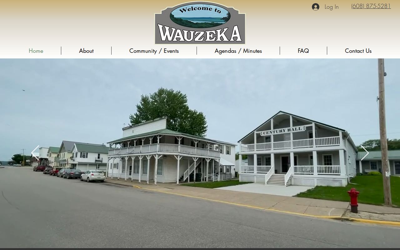 Wauzeka criminal records context on the official village homepage